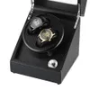 Black Automatic Watch Winder USUKAUEU Adaptateur de prise mécanique Boîte auto-enroulée Double Motor Shaker Holders Nouveau arrivée 20191804253