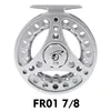 Fly Fishing Reels 3 4 5 6 7 8 Fly Fishing Reel Aluminum Fly Reel CNC Machine Cut Large Arbor Die Casting323G