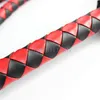 140 cm Bondage Redblack Leather Whip Riding Crop Night Party Flogger Queen Game Toy Sexy #R52