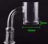 2021 Real EUA 4mm Bottom Gavel Flat Top Quartz Banger 25mm XL 10mm 14mm 18mm Quarts Bangers Nails for Bong Dab Rigs