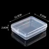 DHL Free Ship Plastic case box Transparent Dustproof Rectangular Mask Storage Box Small Parts Packaging Blade Display Containers Boxes
