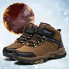 Botas de marca Crianças Inverno Sapatos Quentes Exércitos Esporte Treinamento Sapatos Anti-Slip Cesta Boys Caminhadas Sapatos High Top Sneakers