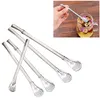 12cm 15cm 18cm Stainless steel Bombilla straws Stainless Steel Drinking Yerba Mate Straw Gourd Bombilla Filter straw Spoons