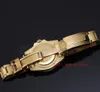 3 stilar Mode Noble Watch 116610 116718 116719 Högkvalitativ 18k guldfall 40mm Sapphire glas automatisk rörelsefri porto