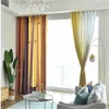 3d cortinas cortinas de ouro moderna minimalista quarto cortina sala high-end luz personalidade luxo cortina blecaute