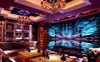 ブルーレイ3D無限空間KTV背景壁モダンな壁紙リビングルーム