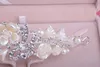 Affascinanti perline d'argento Set di gioielli da sposa 3 pezzi Abiti Collana Orecchini Diademi / Corone Accessori da sposa Set di gioielli da sposa T308775