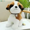 Simpatico cane di simulazione peluche Teddy Dog Shiba Inu Husky cane da pastore Bulldog Schnauzer peluche giocattolo per bambini bambola ragazza regalo269h