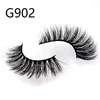 Tamax G900 5 Paar 3D Mink Eyelashes Natural Long False Nink Washes 1 CM-1.5cm Hand Make Make Full Strip Lashestamax G900-904 3D Mink