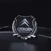 2 stks Verfijning 3D Logo Embleem Badge Graphics Decal Auto Sticker voor Citroen