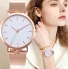 Fashion Women Watches Personality Romantic Rose Gold Strap Watch Women's Wrist Watch Ladies Wristwatch Clock Reloj Mujer Relo3253