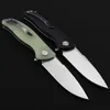 Wielofunkcyjny łożysko kulkowe Nóż składany D2 Blade Kieszonkowy Nóż G10 Jade Hande Outdoor Tactical Survival Camping Nóż