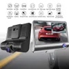 3 Kameror Bil DVR 4 tum IPS Dash Cam Tre-Way High-Speed ​​Full HD 1080p Driving DVRS Dual Lens Special Recorder för resor