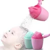 Bébé Ours De Bande Dessinée Baignade Coupe Nouveau-Né Enfant Douche Shampooing Coupe Écope Bébé Douche Cuillère À Eau Bain Lavage Coupe Pour 2 Couleur EEA1406-5