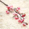 Ghirlande di fiori decorativi 1PC Artificiale 60 cm Ramo di fiori di prugna Seta Fiore finto Rami di alberi floreali Decorazione di nozze Tavolo di casa Dicembre