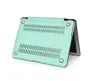 PU Läder Cover Laptop Väska för MacBook Air 11 13 Pro 13.3 15 Retina 15 13 Touch Bar 13 '' 15 '' New Air 13 '' - Mint Green