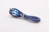 audio braid cable aux cord 3 5mm male to male for iphone samsung htc computer ca no retail box r