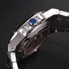 Herren Uhr Automatische Bewegung Gleitleuchten Second Hand Saphirglas Silber und Gold Armbanduhr Delivery267z