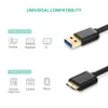 Super Speed ​​USB 3.0 till Micro-B Kabeldataöverföringskabel USB3.0 (5GBPS) Snabb laddare Kabel för hårddisk Galax Not 3