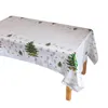 Julduksduk Nyårsdekorationer engångsbart PVC Cartoon Kitchen Dining Rectangular Table täcker festdukar Xmas OR4268324