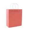 Vänlig Kraft Paper Bag Portable Presentväska med handtag Återvinningsbutik Butik Förpackningsväska Shoppingkassar Presentförpackning LX1668