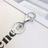 2023 Silver/Gold Biger Lobster Clasp Clasp Chains Keain Rings Round Retcial Keychain Carn Rings Blank Metal Keychains LX5938