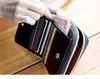 Väska Högkvalitativ liten kompakt mini bifold kreditkortshållare läderficka plånböcker för kvinnor