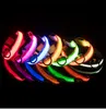 LED NYLON PET DOG Collar Night Safety LED Light Blinkande Glöd i den mörka Small Dog Pet Leash Dog Collar blinkar säkerhetskrage