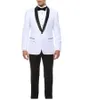 인기있는 하나의 버튼 들러리 숄 옷깃 신랑 턱시도 들러리 최고의 남자 정장 남성 웨딩 신랑 신랑 (재킷 + 바지 + 넥타이) B262