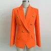 Kadın Takım Elbise Blazers Moda 2021 Tasarımcı Blazer Ceket kadın Çift Göğüslü Metal Aslan Düğmeleri Dış 74791