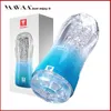 Vagina Real Pussy Masterbation Cup Spiral Transparent Vacuum pocket Pussy Sex Pocket Pussy Masterbation for Men T200519 24A6