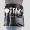 Tamax New Fashion Makeup Brush Holder Stand 22 Pockets Strap Black Belt Waist Bag Salon Makeup Artist Cosmetic Brush Organizer