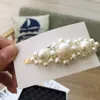 Fashion C Pearl Hair Clips Classic Hairpins Liu Hai Clamp Fashionable Duck Mouth Side Clip för Dam Favorit Huvudbonader Fashionable Smycken VIP Presenter