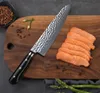 TURWHO Chef Gyuto Knife, 8,2 Inch Professional Chef faca afiada faca de cozinha de 67 camada japonês VG10 Super Damasco faca de aço