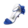 Wedding Party Shoes 2019 Satin Bridal Bridesmaid Formal Wear Kitten Heel Shoes Buckle Strap Sandal for Beach Garden Castle Weddings