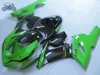 High quality Chinese fairing for Kawasaki Ninja ZX6R 2005 2006 ZX 6R 05 06 green black aftermarket body fairings set