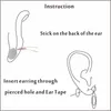 Partihandel 1625 st/Lot Earlobe Support Ear Care Tape Perfekt f￶r att skydda mot tunga ￶rh￤ngen