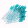 50pcs / bag colorido Mink cílios pincéis de maquiagem dos olhos pincel descartável Mascara Wands Aplicador Spooler Eye Lashes escova cosmética Makeup Tools