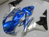 Moulage par injection gratuit personnaliser les carénages pour Honda CBR600RR 2007 2008 kit de carénage bleu argent noir CBR600RR 07 08 LL09