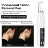 Caneta portátil recarregável para remoção de tatuagens a laser, terapia de pigmentos para cicatrizes, antienvelhecimento, salão de beleza em casa, uso de dispositivo de beleza de picossegundos