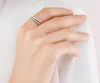 Очистить CZ Diamond Sharing Star Ring Set Оригинальная коробка для Pan 925 Стерлинговые серебро 925 Свадьба Свадьба Метеор Открытые кольца W193