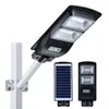 Solar Led Street Lights 30W / 60W / 90W LED Solar Light PIR Motion Sensor Distributielampen + Afstandsbediening Waterdicht voor Plaza Tuin Yard