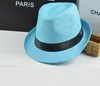 Nouvelle mode hommes femmes casquettes de soleil chapeaux de paille chapeau de paille doux en plein air avare bord chapeaux 6 couleurs choisir chapeaux de fête 4111