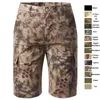 Roupas táticas de combate do exército BDU calças secas rápidas camuflagem shorts de caça ao ar livre caça ao ar livre de caça de tiro uniforme de batalha no05-011