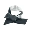 Sexy Soft Silk Satin Eye Mask Shade Blindfold Ribbon Reversible Bondage Patch