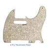 Guitarra Peças - Para furos padrão US 5 Parafuso 52 Ano FD Tele Guitarra Pickguard zero Plate, escolha Multicolor