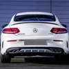 Uitlaatpijp Tail Cover Trim voor MERCEDES-BENZ E-KLASSE W213 W205 GLC C A Klasse A180 A200 W176 2015 2016 2017 AMG Auto-accessoires