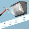 Outdoor LED Wall Pack Lamp 120W with Dusk-to-Dawn Photocell, Commercial and Industrial WallPack Fixture Light Daylights 5000K AC90-277V IP65