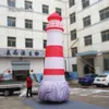 Lighting Inflatable Lighthouse Model 6m Large Advertising Blow Up Lighthouse Shore Beacon Sculpture With Led Light For Party Decoration