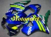 Motorcykel Fairing Kit för Honda CBR900RR 954 02 03 CBR 900RR 2002 2003 ABS Cool Green Blue Fairings Set + Gifts He10